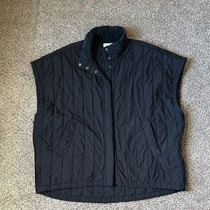 Msch Copenhagen Black Quilted Vest